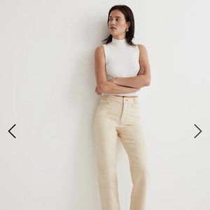 NEW Madewell Emmett 2.0 Wide-Leg Pants: Garment-Dyed Edition sz 26
